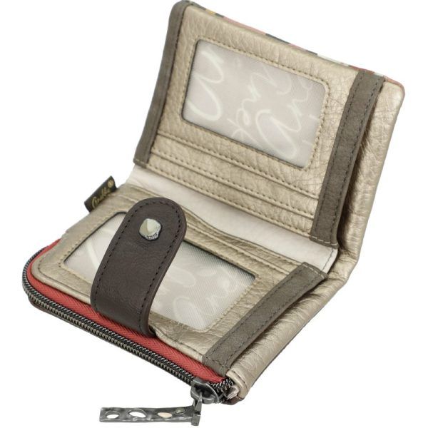 Monedero billetero flexible pequeño ANEKKE · RFID · Coleccion Muse