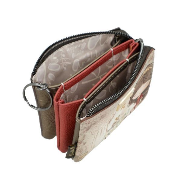 Monedero pequeño ANEKKE · Con triple compartimento · Coleccion Muse