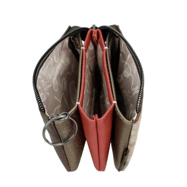 Monedero pequeño ANEKKE · Con triple compartimento · Coleccion Muse