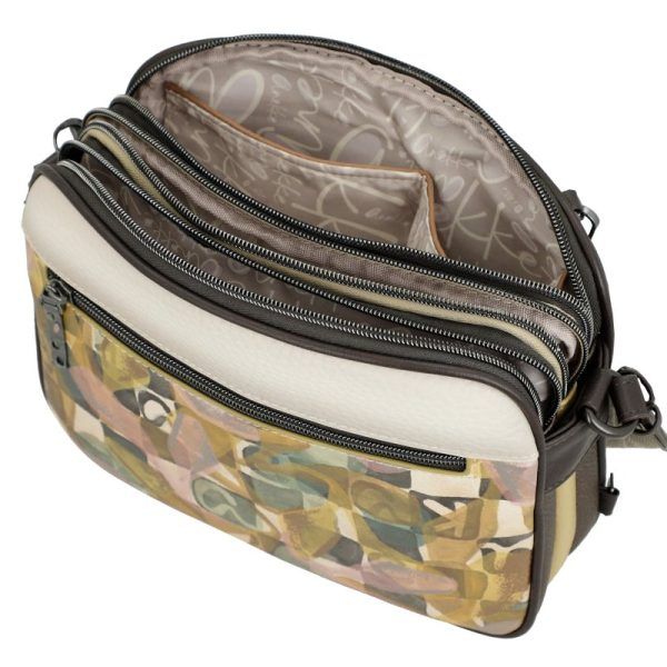 Bandolera mediana ANEKKE · Tres compartimentos · Colección Bloom