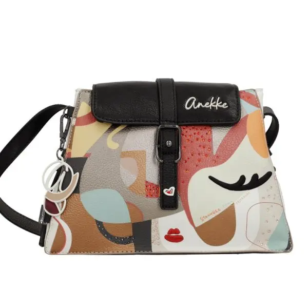 Bandolera ANEKKE ·  Bandolera mediana con solapa · Coleccion Eikon