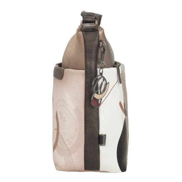 Bandolera grande con bolsillo frontal ANEKKE · Coleccion Eikon