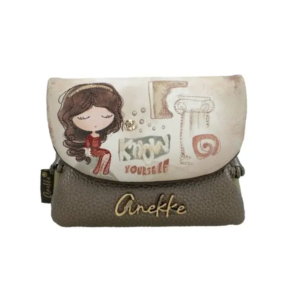 Monedero pequeño con solapa y boquilla ANEKKE · Coleccion Muse