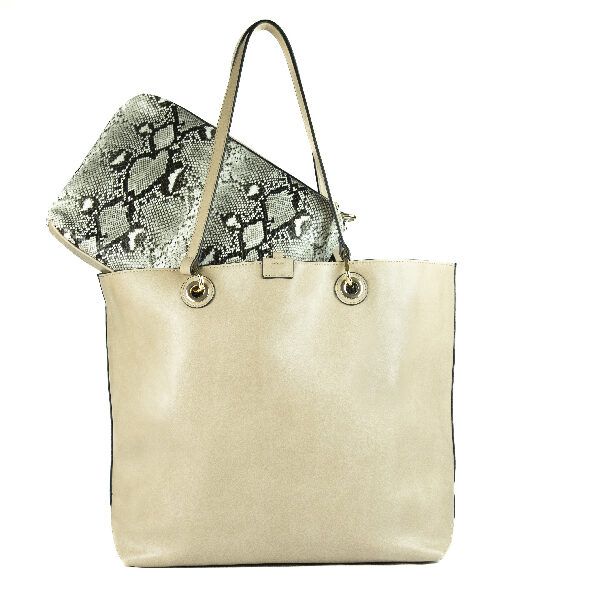 Bolso VICTORIO & LUCCHINO · Grande tipo Tote · Reversible · Coleccion Niva