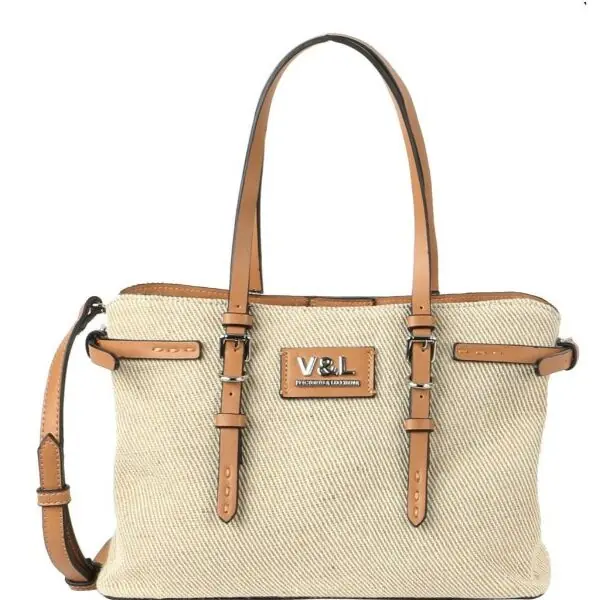 Bolso VICTORIO & LUCCHINO · Tipo Tote · Con asa bandolera y dos asas de mano · Coleccion Inda