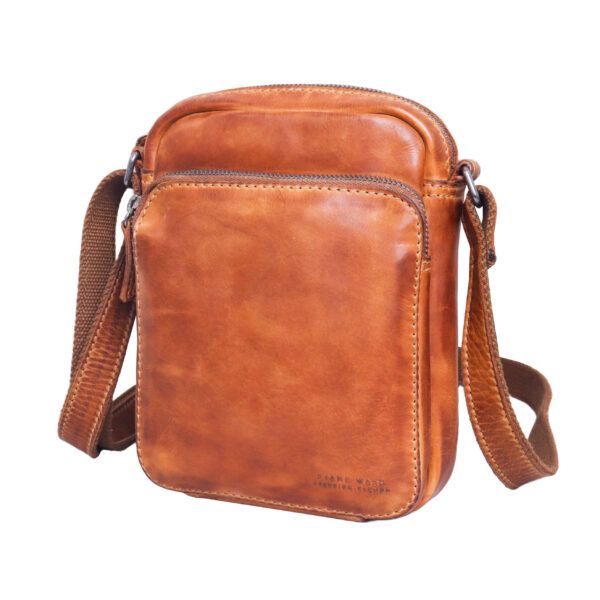 Bolso STAMP · Bandolera Mediana · Piel Lavada · Coleccion Tichi