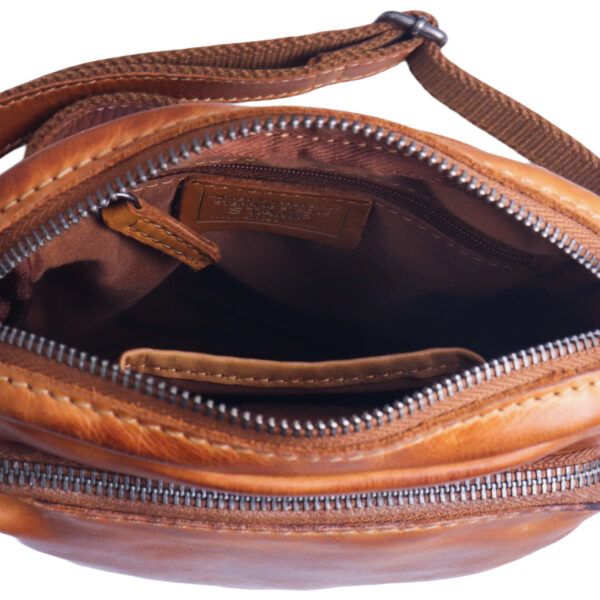 Bolso STAMP · Bandolera Mediana · Piel Lavada · Coleccion Tichi