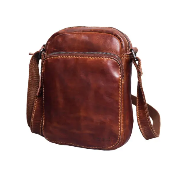 Bolso STAMP · Bandolera Mediana · Piel Lavada · Coleccion Tichi