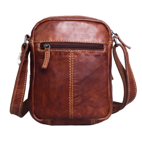 Bolso STAMP · Bandolera Mediana · Piel Lavada · Coleccion Tichi