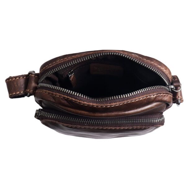 Bolso STAMP · Bandolera Mediana · Piel Lavada · Coleccion Tichi