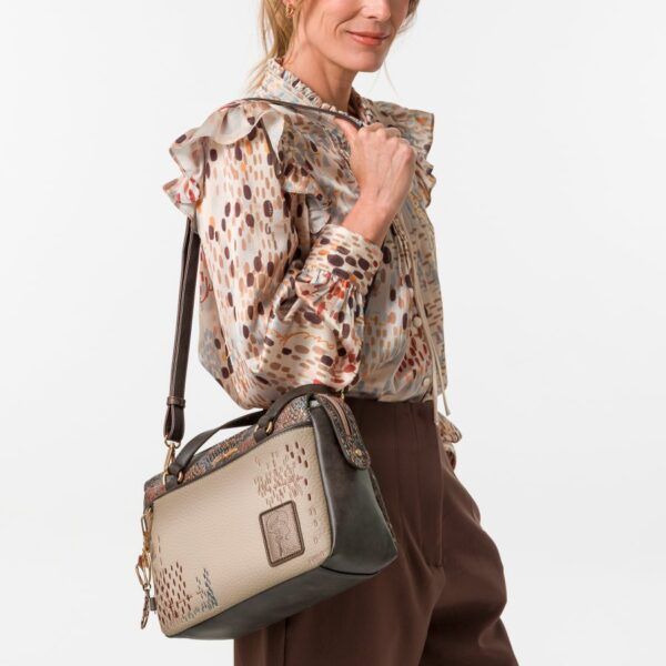 Bolso bandolera ANEKKE · Tipo bowling · Tamaño mediano · Coleccion Blossom
