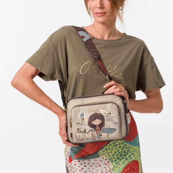Bolso ANEKKE · Bandolera mediana · Doble compartimento · Coleccion Tulip