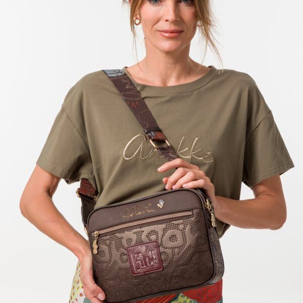 Bolso ANEKKE · Bandolera mediana · Doble compartimento · Coleccion Tulip