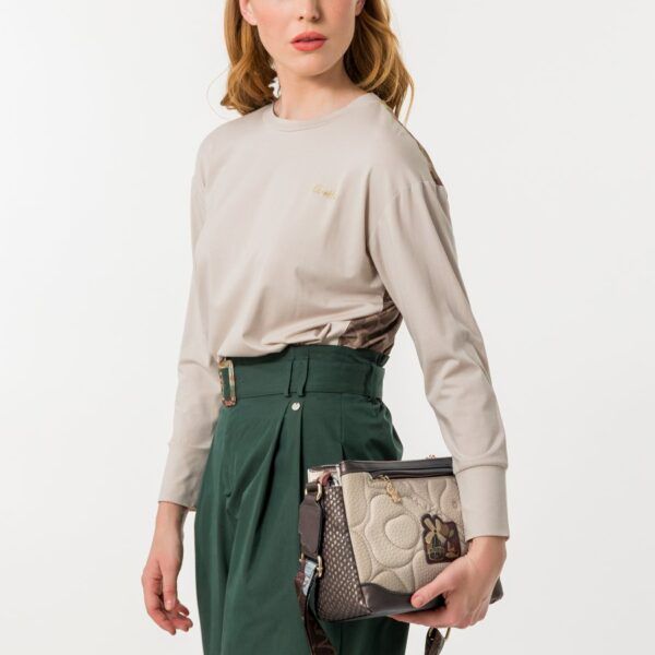 Bandolera con triple compartimento ANEKKE · Coleccion Tulip