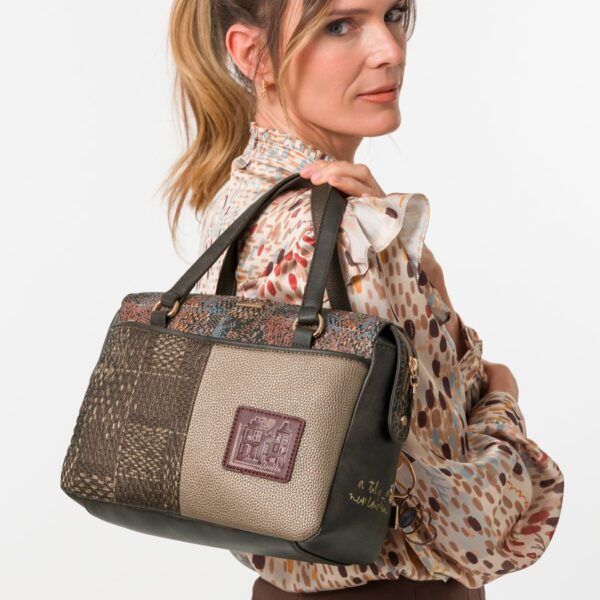 Bolso bandolera ANEKKE · Tipo bowling · Tamaño mediano · Coleccion Blossom