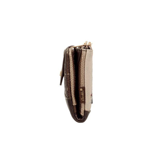 Billetero monedero grande flexible ANEKKE · Proteccion RFID · Coleccion Tulip