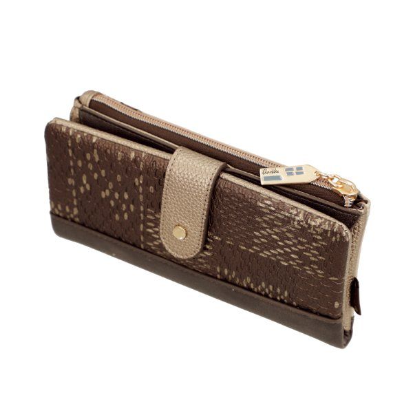 Billetero monedero grande flexible ANEKKE · Proteccion RFID · Coleccion Tulip
