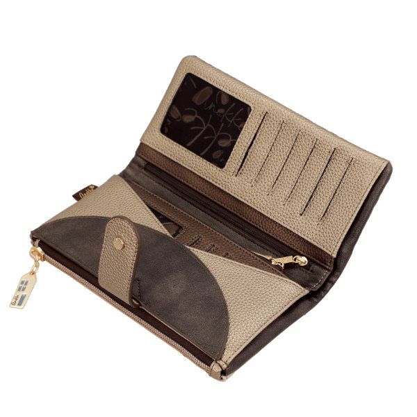 Billetero monedero grande flexible ANEKKE · Proteccion RFID · Coleccion Tulip