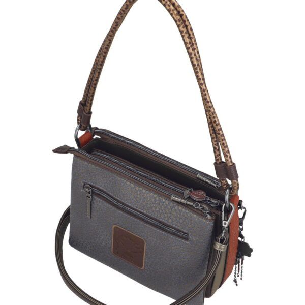 Bolso de hombro y bandolera mediana ANEKKE · Tres compartimentos · Colección Odyssey