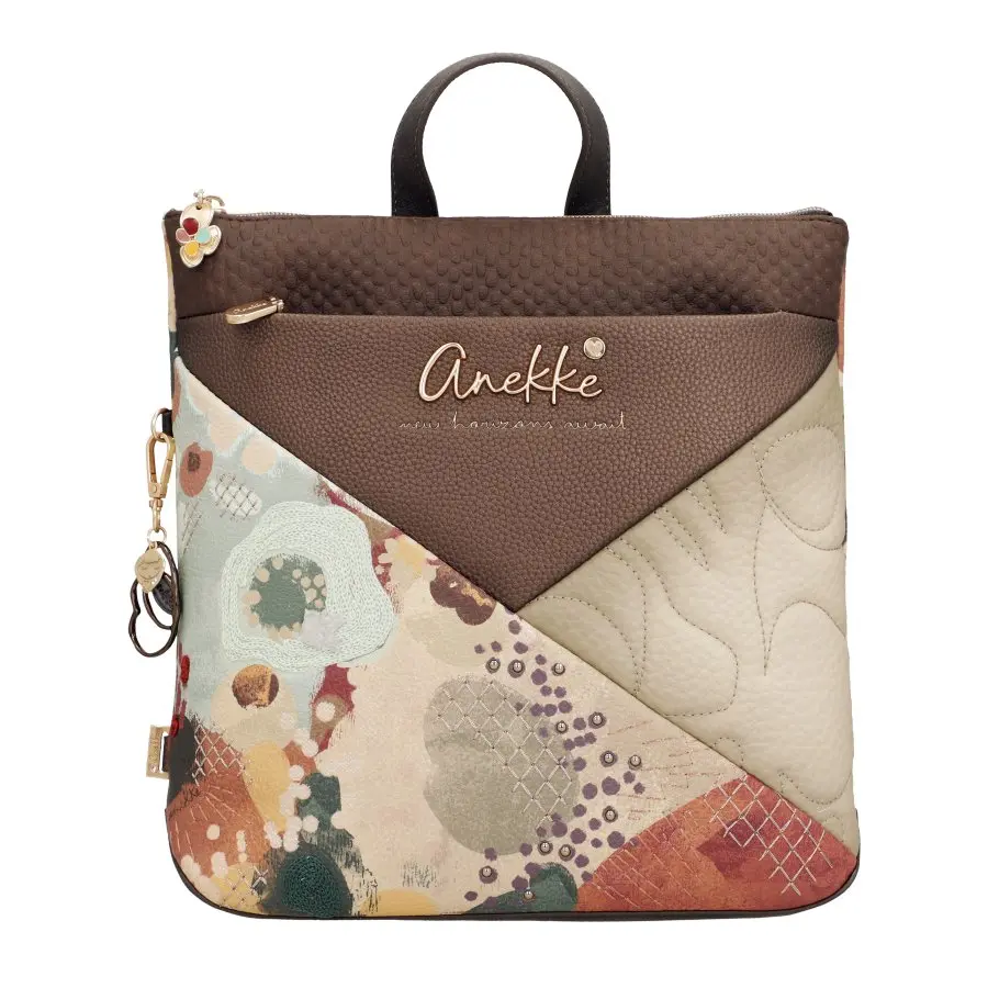 Mochila cuadrada ANEKKE · Tamaño mediano · Coleccion Blossom
