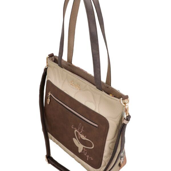 Bolso de hombro ANEKKE · Bolso tipo Tote cuadrado · Coleccion Blossom
