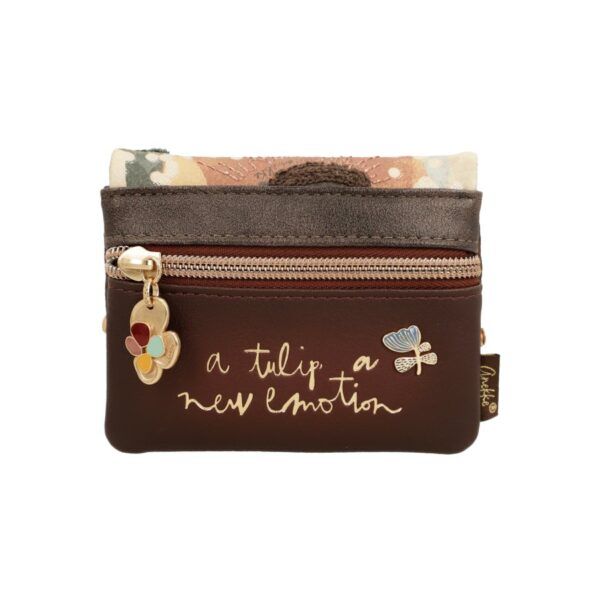 Monedero pequeño con solapa y boquilla ANEKKE · Coleccion Blossom