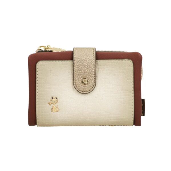 Monedero billetero flexible mediano ANEKKE · RFID · Coleccion Blossom