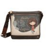 Bandolera mediana con bolsillo frontal ANEKKE · Coleccion Tulip
