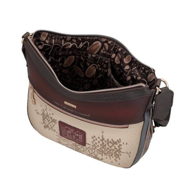 Bandolera grande con bolsillo frontal ANEKKE · Coleccion Tulip