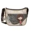 Bandolera grande con bolsillo frontal ANEKKE · Coleccion Tulip